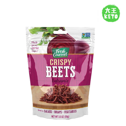 美国直邮Fresh Gourmet Crispy Beets 脆甜菜碎 低碳美食沙拉伴侣