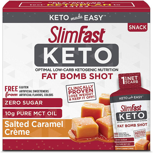 美国直邮加盐焦糖低碳生酮代餐棒