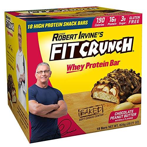 美国直邮 fitcrunch snack size protein bars高蛋白能量棒 低糖