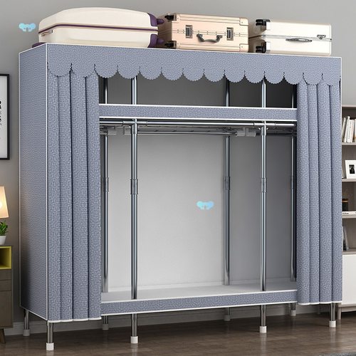 Wardrobe storage cabinet cloth with zip steel衣柜收纳柜
