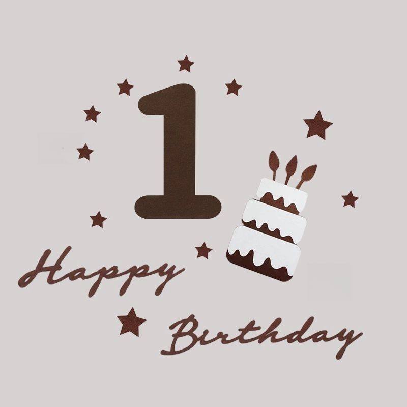 毛毡生日森系贴纸蛋糕数字墙上定制生日快乐字母贴宝宝周岁墙贴,节庆用品/礼品,装扮布置套餐,淘宝优惠券,粉丝福利购,淘宝优惠卷