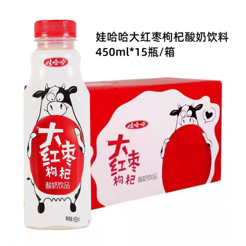wahaha娃哈哈大红枣枸杞酸奶饮料