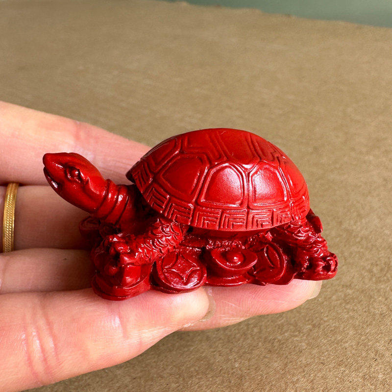原矿帝王红朱砂迷你小款龟摆件桌面财源爬钱龙龟贺寿礼物富甲天下,家居饰品,国学摆件,淘宝优惠券,粉丝福利购,淘宝优惠卷