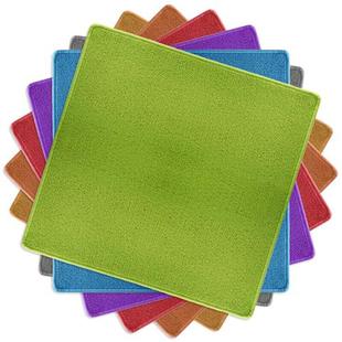 麻将毯麻将桌布垫子家用正方形台面布加厚仿滑手搓纯色浅灰色一张