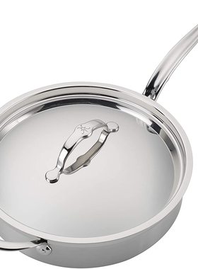 美国代购Hestan ProBond Sauté Pan不锈钢炒锅煎锅意大利制造