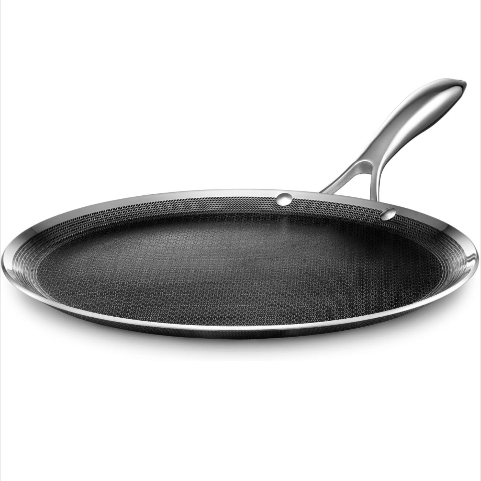 美国代购HexClad Hybrid Nonstick Griddle Pan烧烤比萨饼烤盘-封面