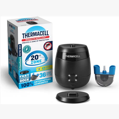 美国代购Thermacell E95XA Mosquito Repeller12小时充电式驱蚊器