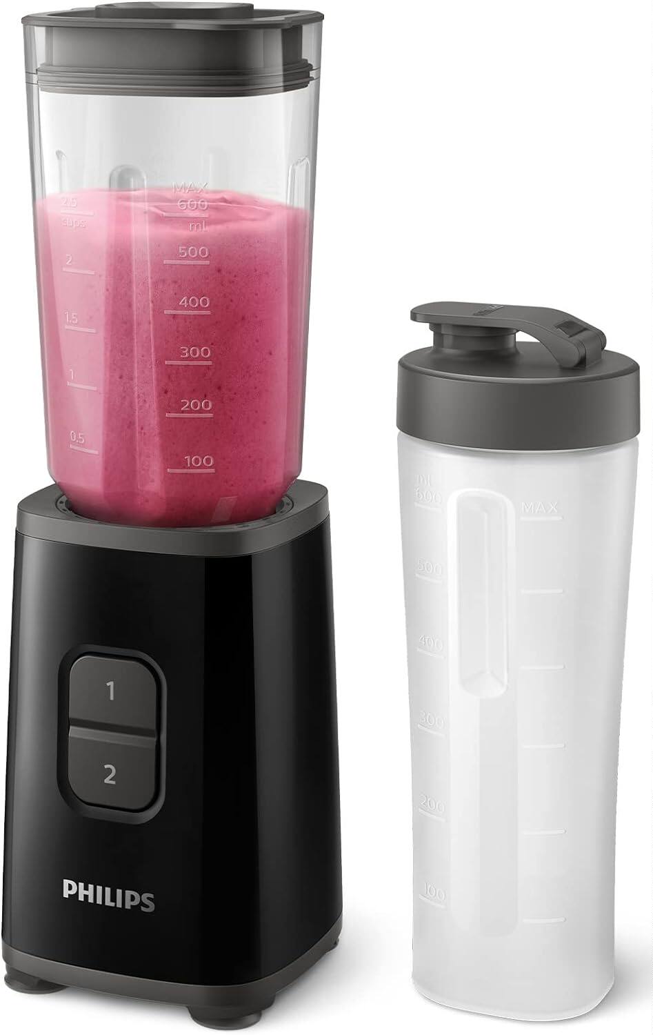 英国代购Philips Mini Blender HR2602/91 迷你搅拌机奶昔机碎冰