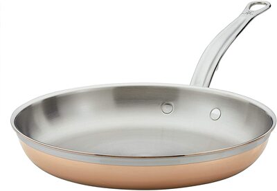 美国代购Hestan CopperBond Skillet 不锈钢铜芯复合煎锅意大利造