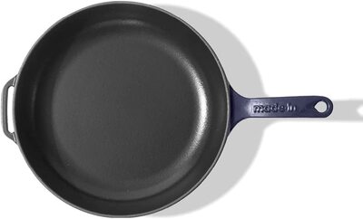 美国代购Made In Enameled Cast Iron Skillet 搪瓷铸铁锅煎锅