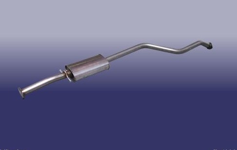 奇瑞E5前消声器 中消 旗云3中段消声器A5排气管中节中管 A5 奇