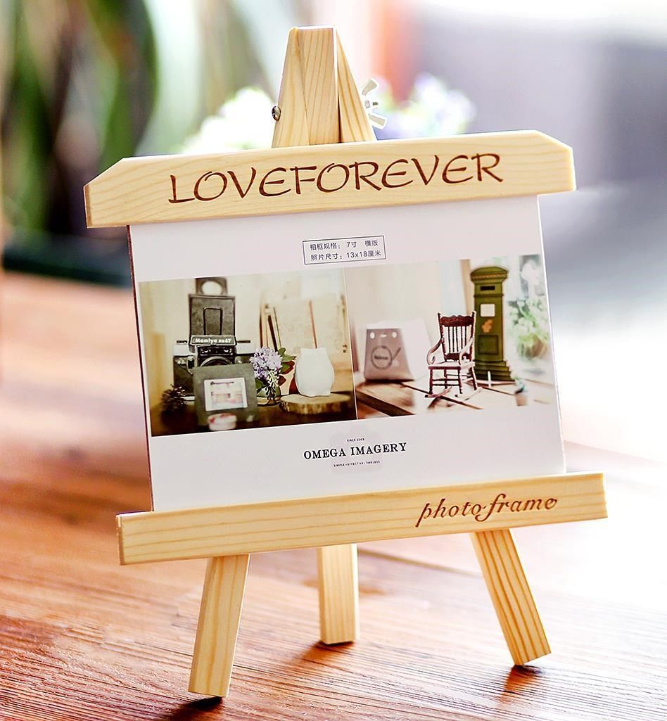 桌摆生日快乐照相框老师创意相框爱情框送立体结婚照画框送长