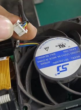 适用充电桩 SD120838BU 8038 12V 2.9A 8cm 暴力散热风扇不会报错