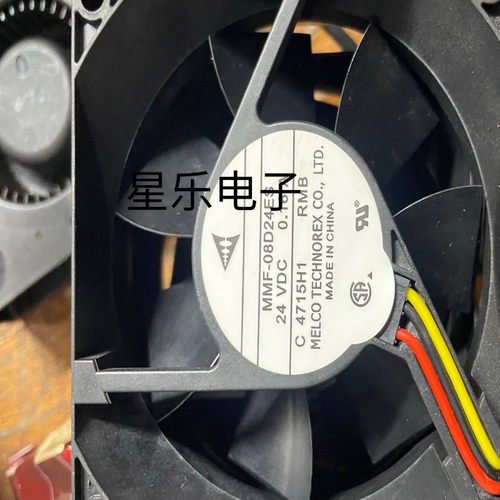 原装MMF-08D24ES DC24V 0.16A三菱变频散热风扇  MMF-08G24ES-CP1