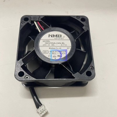 原装NMB 06025SA-24N-BL DC24V 0.11A 3线 安川变频器 散热小风扇
