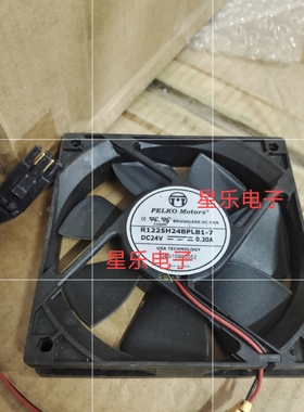 全新原装PELKOMOTORS R1225H24BPLB1-7 12cm 24V 0.20A 散热风扇