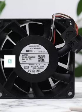 原装NMB风机 3115RL-05W-B60/B66 8038/24V 0.50A 变频器散热风扇