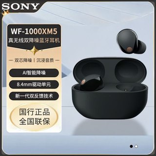 Sony/索尼 WF-1000XM5双芯降噪旗舰真无线耳机入耳式新品 降噪豆5