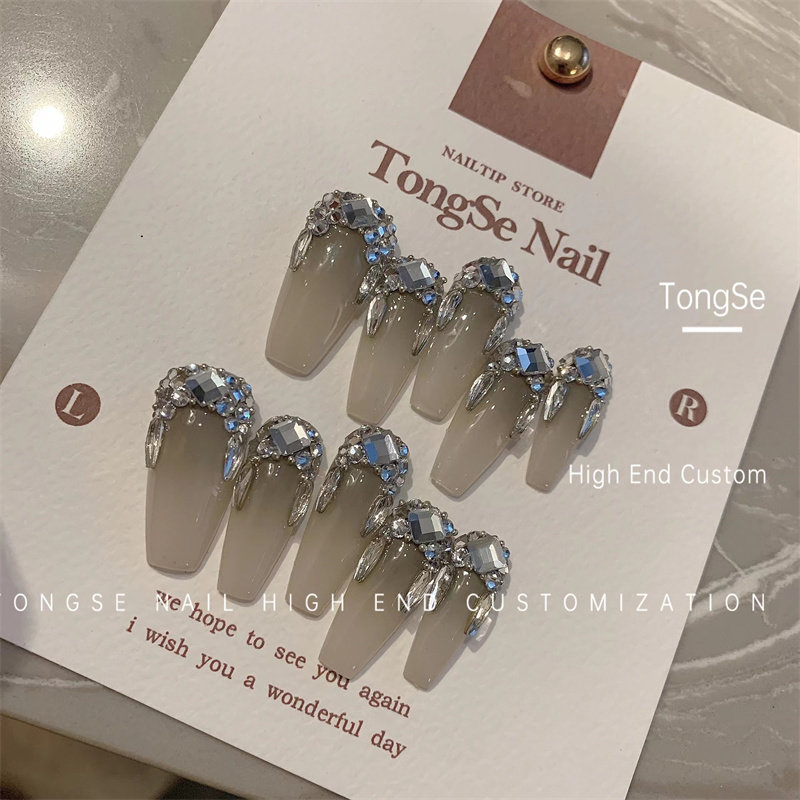 新款网红显白款成品甲