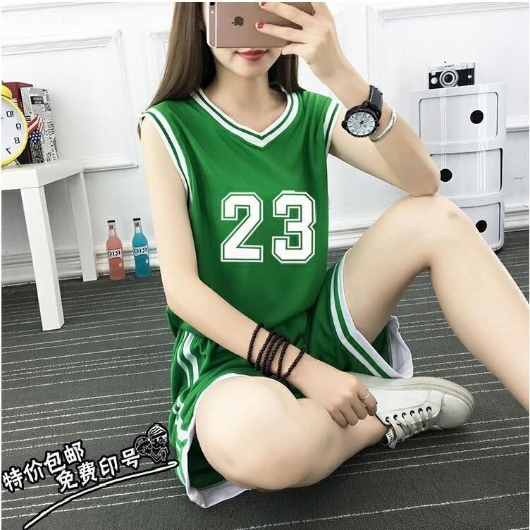篮球服女韩版套装定制球衣女生篮球比赛队服diy个性运动学生球服