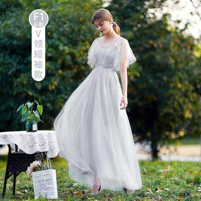 m蔻梅伴娘礼服女平时可穿姐妹团简约大气学生毕业照zlmm F1 灰色在类目 女装/女士精品, 婚纱/旗袍/礼服, 礼服/晚装中 - 来自Buy2taobao.com提供专业的淘宝代购服务