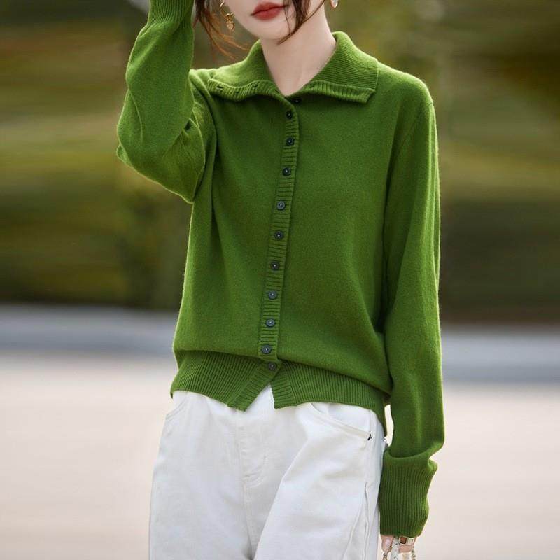 高领纯色减龄针织开衫外套女2025新款洋气女装上衣秋冬女装毛衣,女装/女士精品,毛针织衫,淘宝优惠券,粉丝福利购,淘宝优惠卷