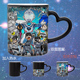 泽塔奥特曼超人凹凸曼孩子二次元 动漫周边杯子变色加热陶瓷水杯