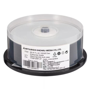 三菱日本产 100G蓝光可打印档案级刻录盘