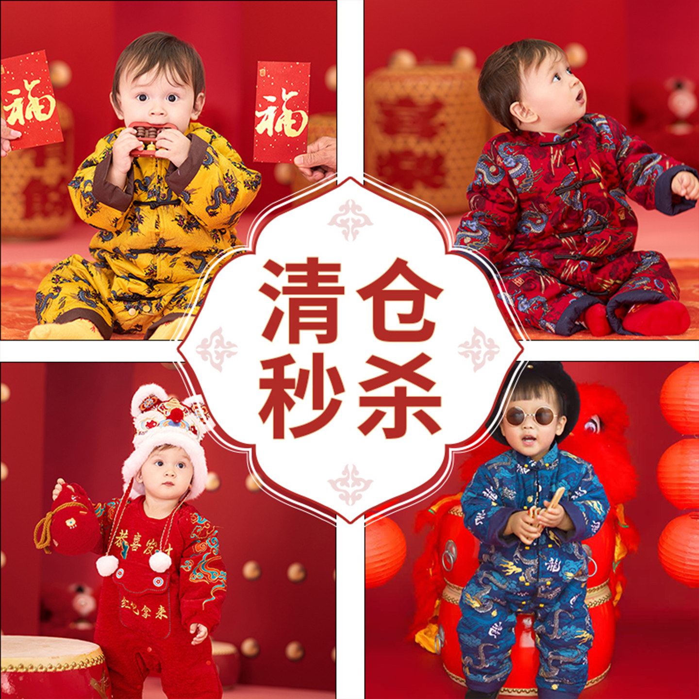 旗铂婴儿秋冬衣服宝宝连体衣新款图片