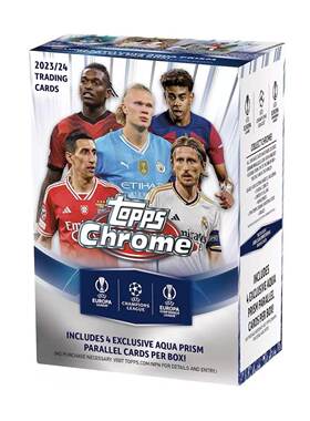 2023-24 Topps 足球星卡 欧冠 欧战 UCC chrome Blaster 手雷盒