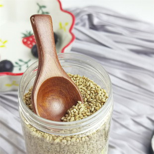 家用儿童款迷你小木勺子韩式餐具日式网红勺子同款小号家用木勺