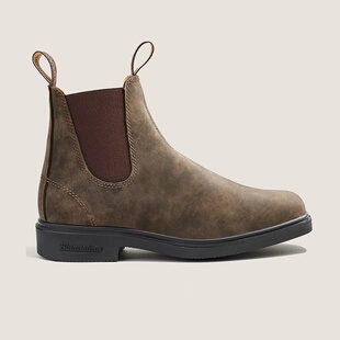 澳洲 Blundstone 1306 男女短靴耐热耐酸真皮方头工装靴切尔西靴