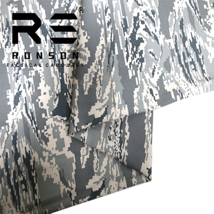 戎盛美国KJ虎纹迷彩涤棉斜纹布舒适耐磨户外工装衣服战术蛙服面料