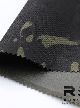 戎盛MCBK暗夜迷彩布500D1000D尼龙布黑CP防水耐磨箱包cordura面料