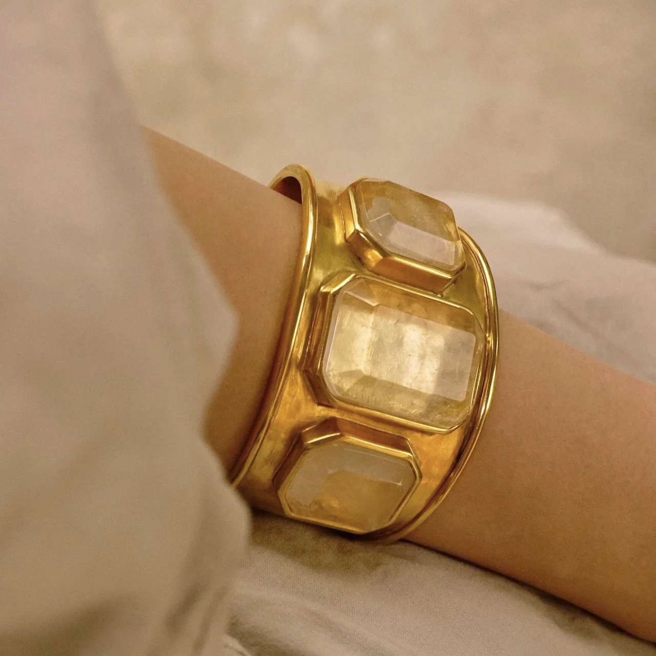 高定！自留推荐 GOOSSENS法国轻奢经典宽版开口手镯Bracelets