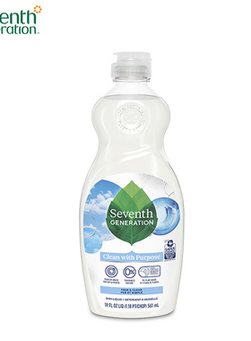 Seventh Generation第七世代洗洁精1.47升无味无香洗碗液奶瓶奶嘴