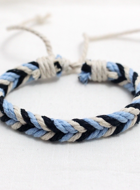 棉麻民族风首饰品饰品情侣手链