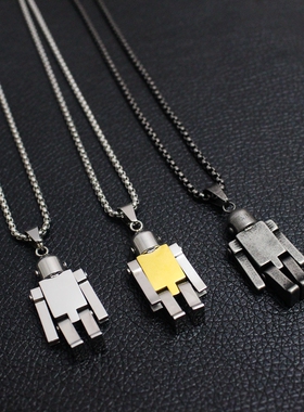 日韩风项链学生饰品情侣吊坠