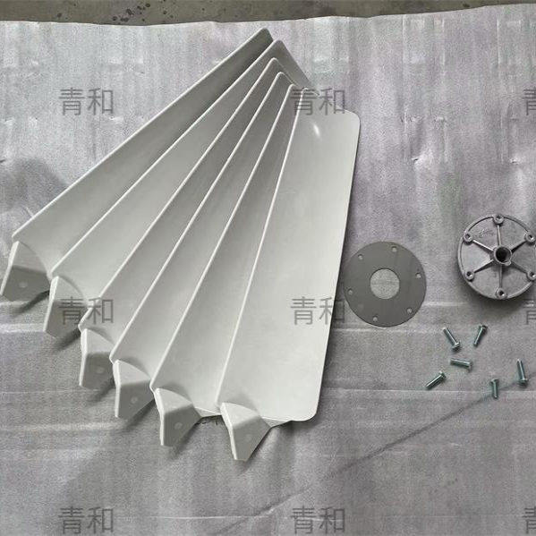 玻璃钢负压风机配件风叶扇叶总成1460型风机工业排风扇铝盘压片
