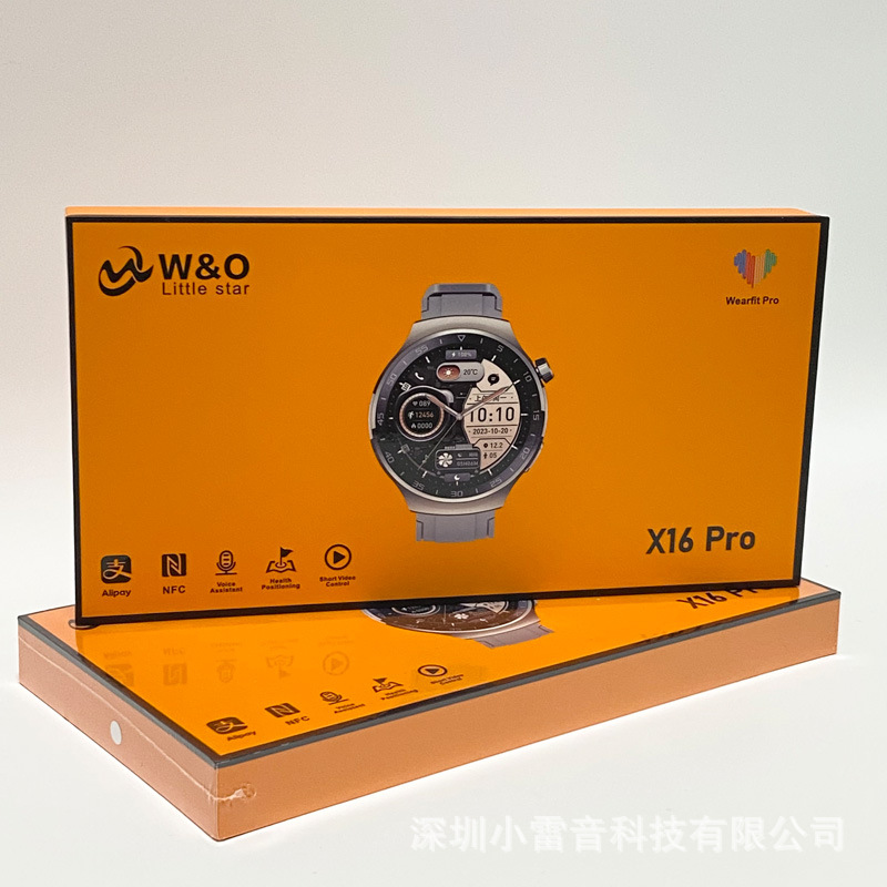 X16 pro智能手表华强北watch4 smart watch W&O手表  蓝牙手表