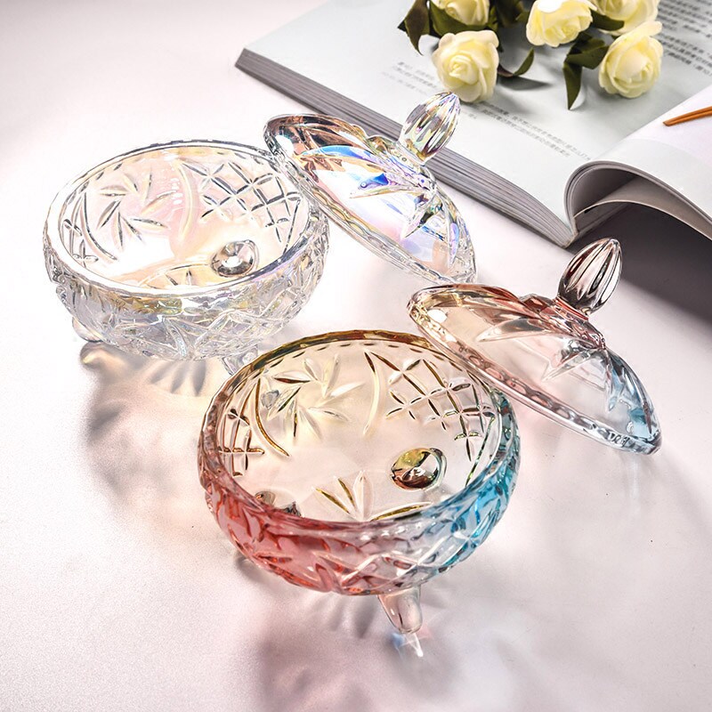 European style Clear quartz Glass candy jar Wedding candy Storage Dried fruit cans decorate Containers a living room Decorationin the Tableware , Coffee , Sugar bowl  category - from Buy2taobao.com to provide professional Taobao agent buy service