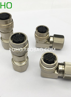 适用三菱伺服马达编码器10芯插头MR-J3SCNS CM10-SP10S-M-D AP10S