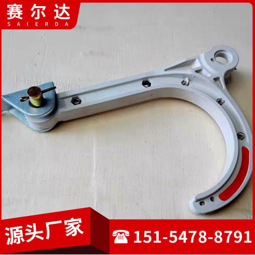 煤矿用塑钢管道挂钩 GL-PVC/ST100 材质不生锈 内城钢骨架结实耐