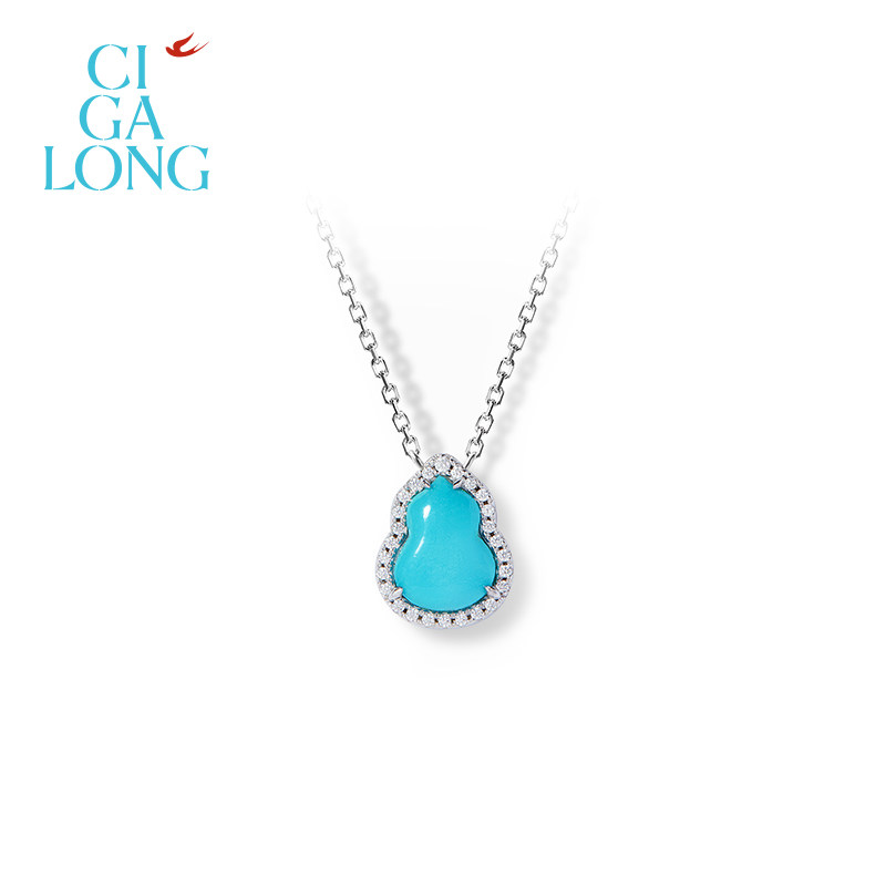 CIGALONG龙梓嘉宝光葫芦绿松石项链手链耳钉戒指新中式珠宝礼物,珠宝/钻石/翡翠,手饰,淘宝优惠券,粉丝福利购,淘宝优惠卷
