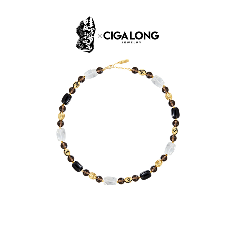 李斯丹妮同款CIGALONG龙梓嘉兰花灯笼项链手链耳钉新中式珠宝