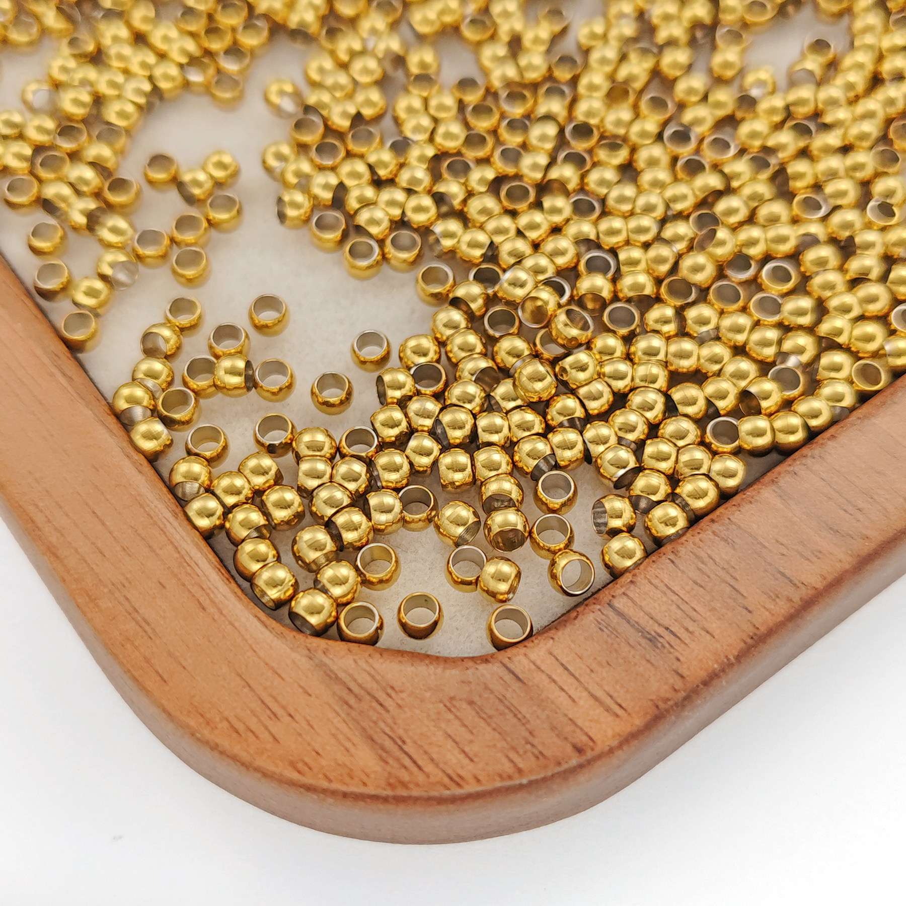 九玥饰品 不锈钢可夹扁定位珠炉内真电镀长期保色diy手作材料配件,饰品/流行首饰/时尚饰品新,其他DIY饰品配件,淘宝优惠券,粉丝福利购,淘宝优惠卷