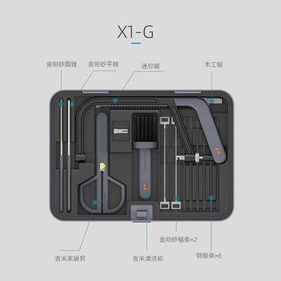 维修米家居X1组合套装五金工具箱盒箱包多功能家用G吉木工-工具