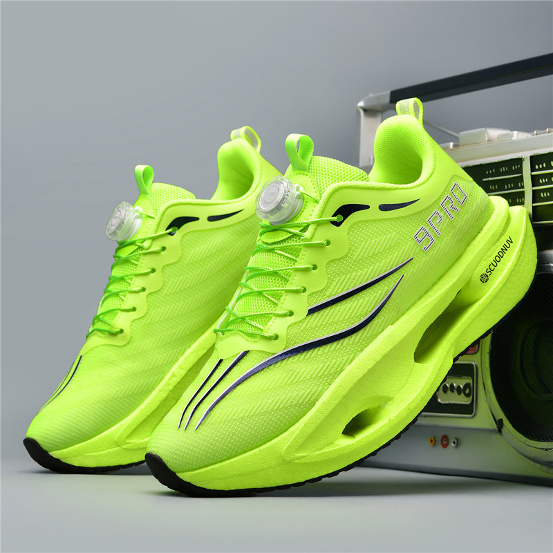 赤兔9pro碳板跑鞋男童学生青少年透气旋转纽扣荧光绿运动跑步鞋,运动鞋new,跑步鞋,淘宝优惠券,粉丝福利购,淘宝优惠卷