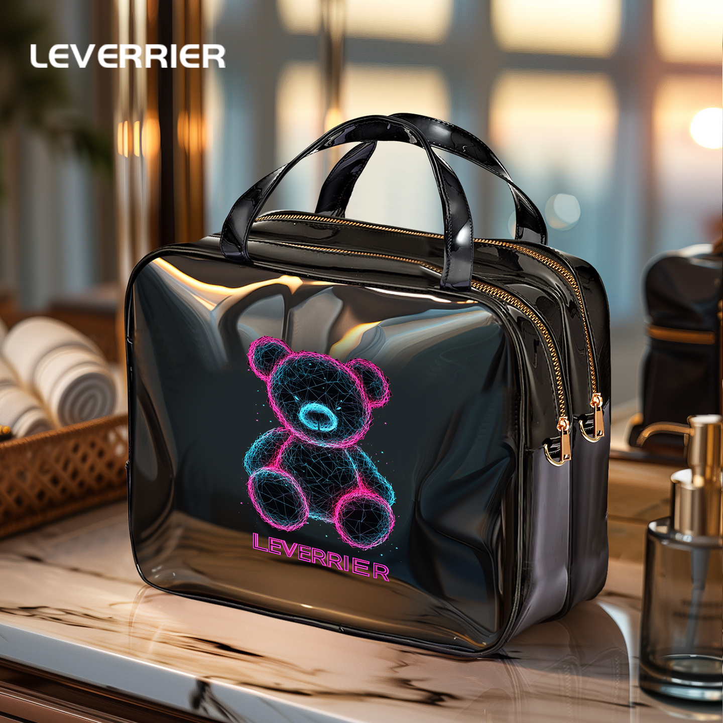 LEVERRIER轻奢干湿分离洗漱包