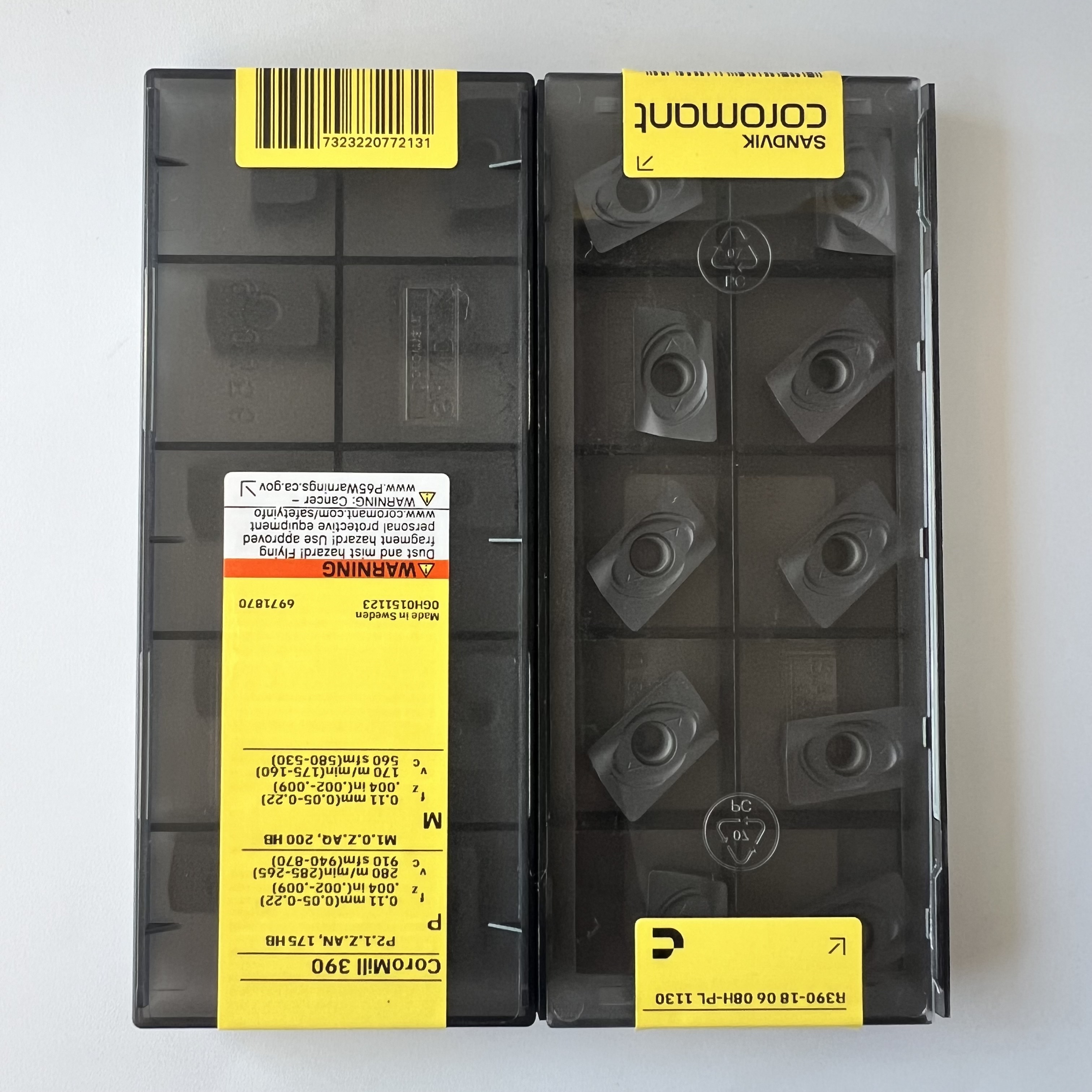 R390-180608H-PL 1130 硬质合金车刀 10Pcs